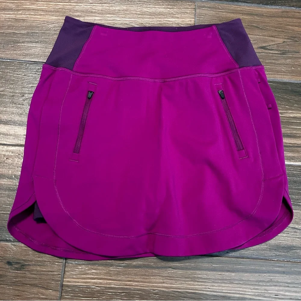 Athleta Fairway Golf Skort‎ 16” Plum Purple X-Small XS